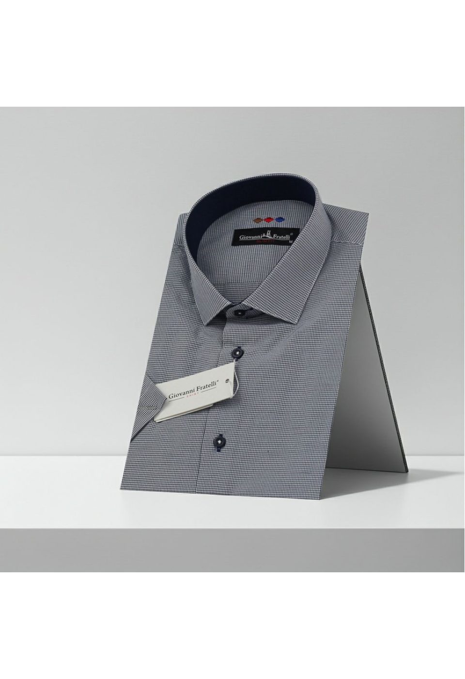 Slim Fit Kısa Kol Desenli Erkek Gömlek 3GMK310331054 - Giovanni Fratelli