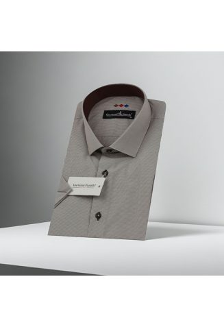 Slim Fit Kısa Kol Desenli Erkek Gömlek 3GMK310331056 - Giovanni Fratelli