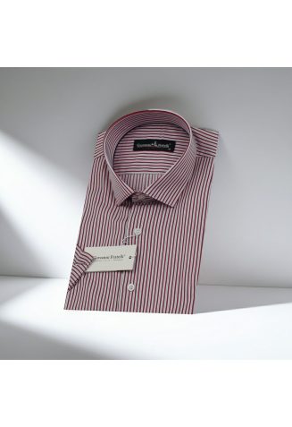 Slim Fit Kısa Kol Desenli Erkek Gömlek 3GMK310331059 - Giovanni Fratelli