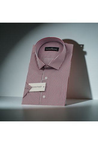 Slim Fit Kısa Kol Desenli Erkek Gömlek 3GMK310331059 - Giovanni Fratelli