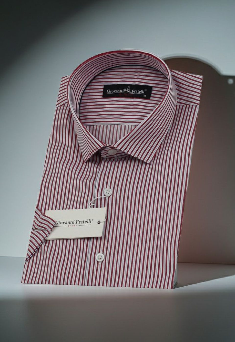 Slim Fit Kısa Kol Desenli Erkek Gömlek 3GMK310331059