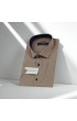 Slim Fit Kısa Kol Desenli Erkek Gömlek 3GMK310331069