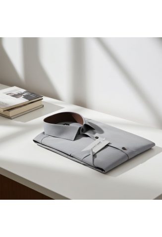 Slim Fit Kısa Kol Desenli Erkek Gömlek 3GMK310331A10 - Giovanni Fratelli