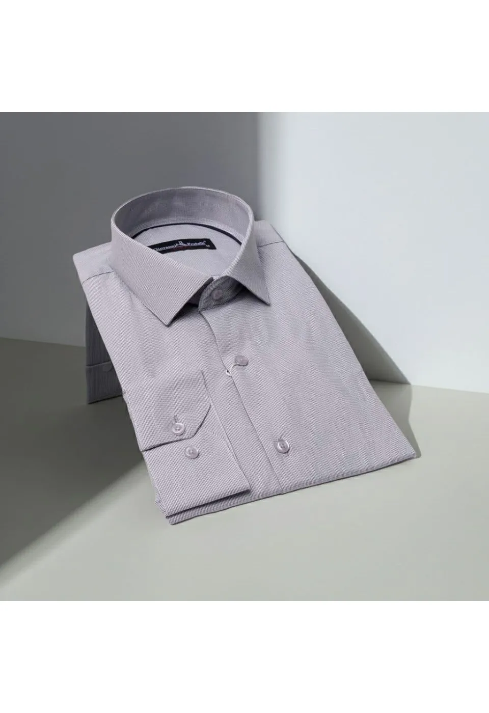Slim Fit Uzun Kol Desenli Erkek Gömlek 3GMK330332002 - Giovanni Fratelli