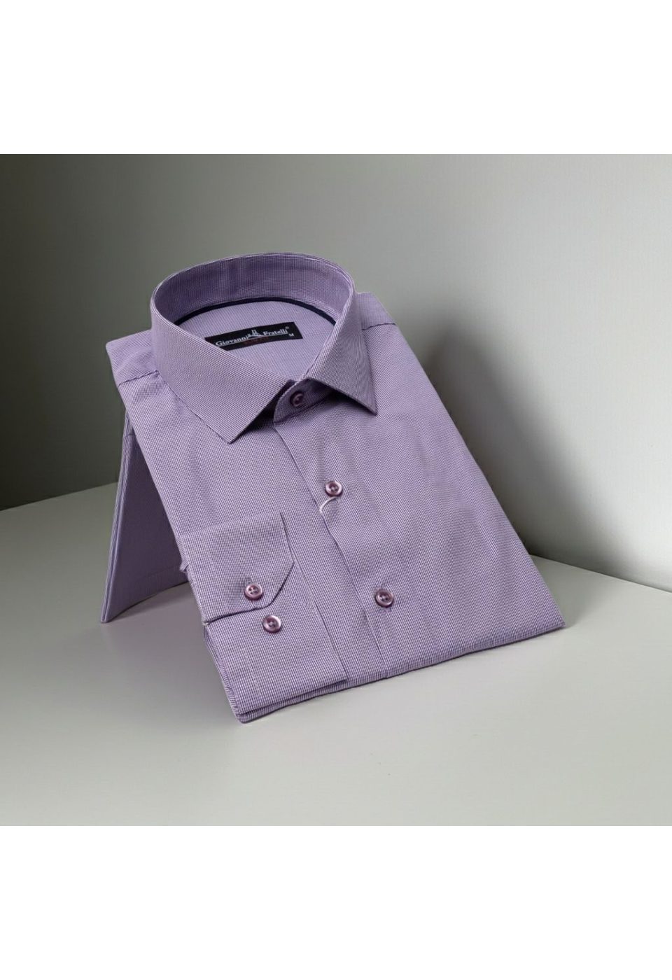 Slim Fit Uzun Kol Desenli Erkek Gömlek 3GMK330332007 - Giovanni Fratelli