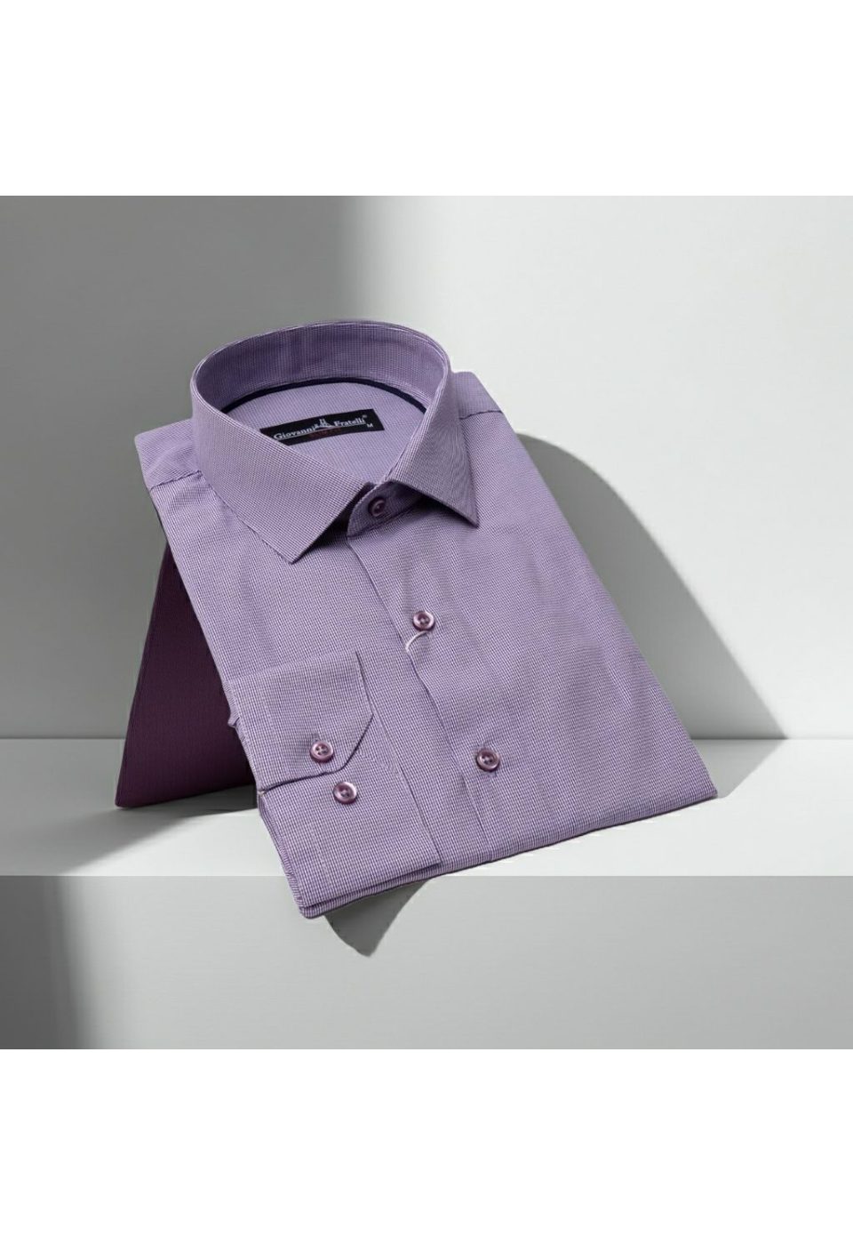 Slim Fit Uzun Kol Desenli Erkek Gömlek 3GMK330332007 - Giovanni Fratelli