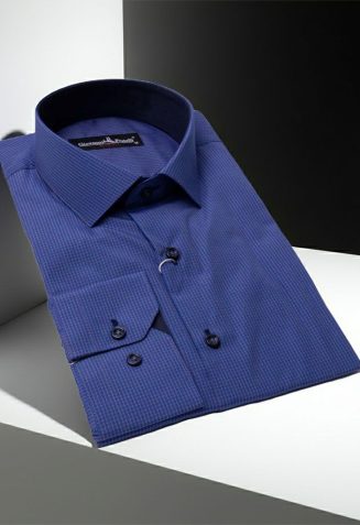 Slim Fit Uzun Kol Desenli Erkek Gömlek 3GMK310335015