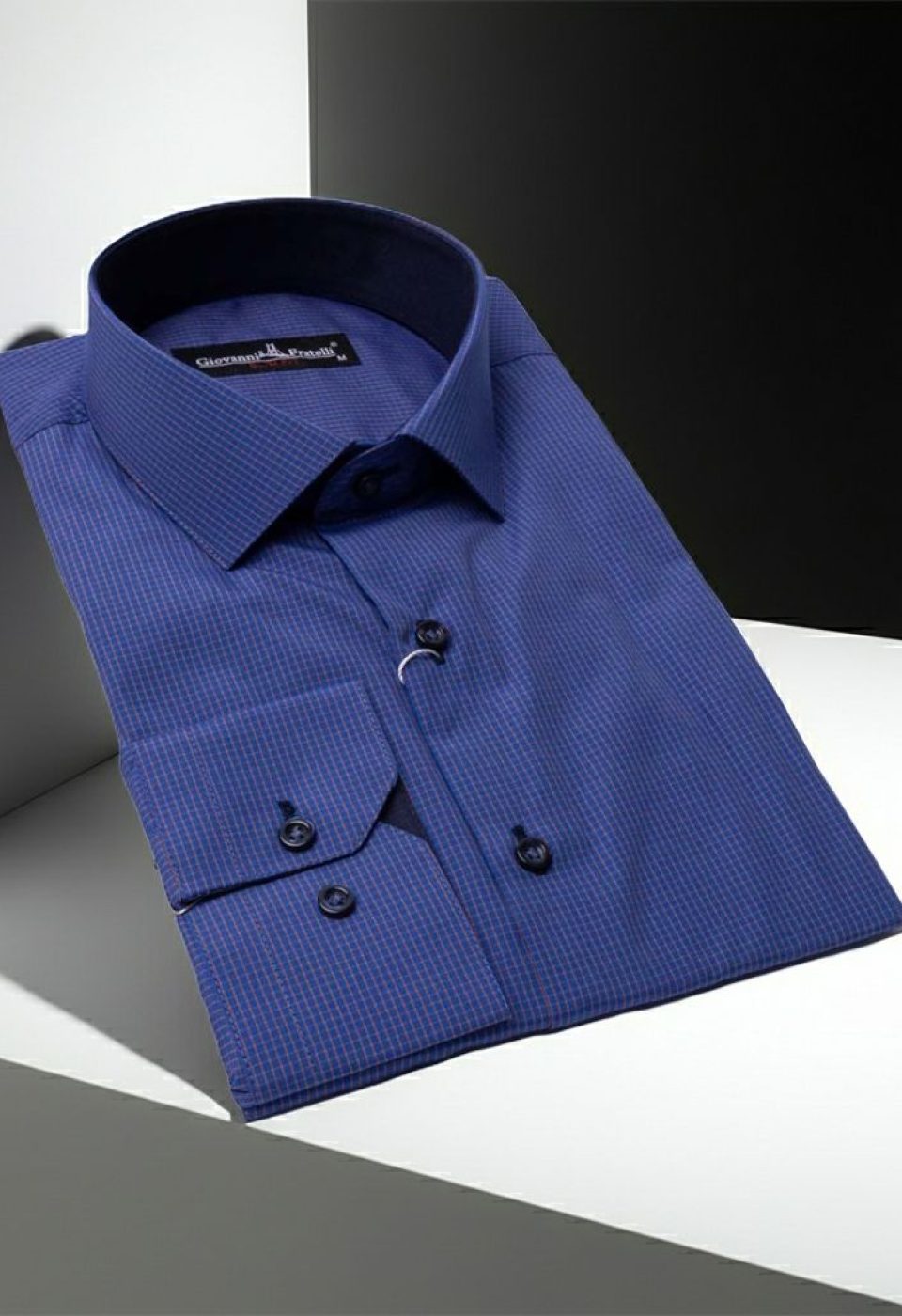 Slim Fit Uzun Kol Desenli Erkek Gömlek 3GMK310335015