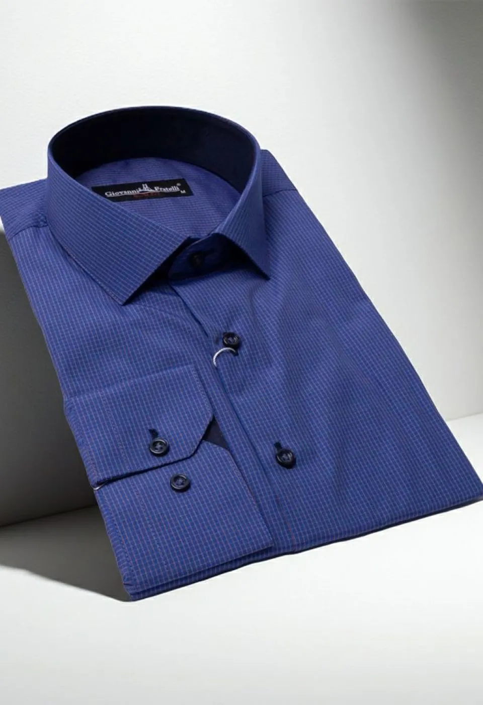 Slim Fit Uzun Kol Desenli Erkek Gömlek 3GMK310335015