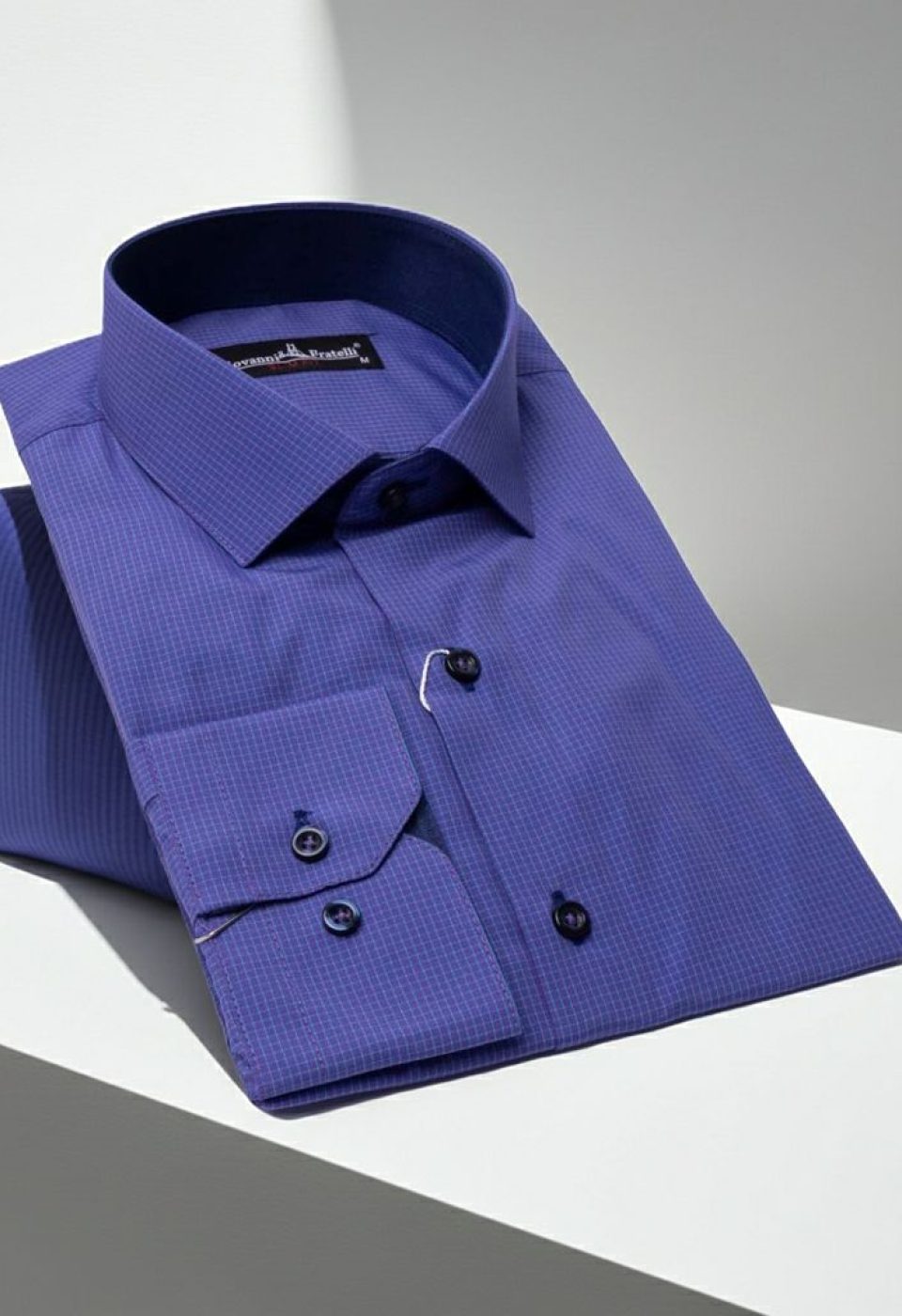 Slim Fit Uzun Kol Desenli Erkek Gömlek 3GMK310335020