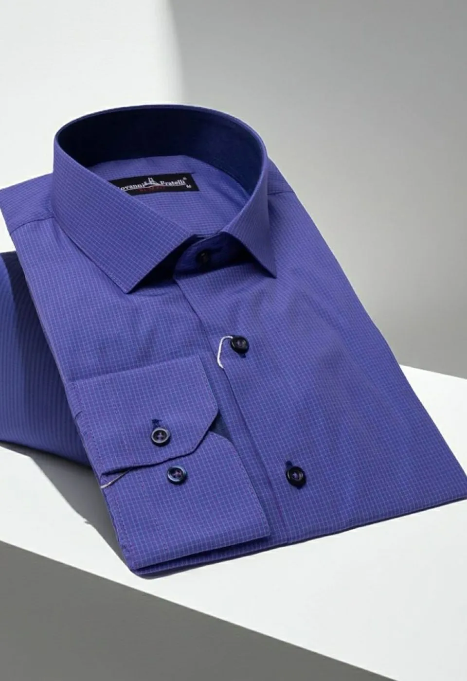 Slim Fit Uzun Kol Desenli Erkek Gömlek 3GMK310335020