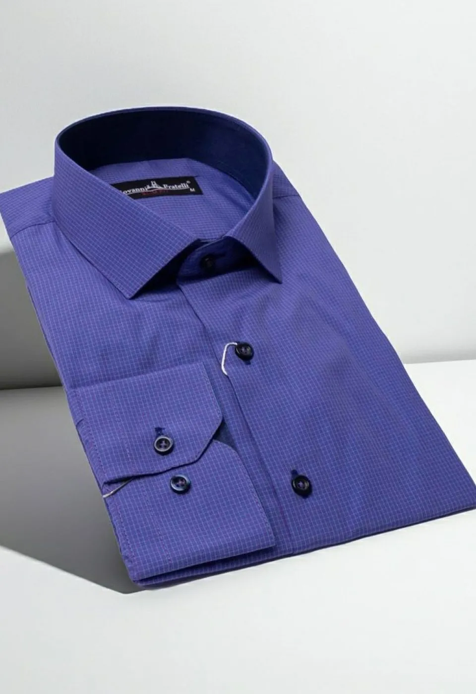 Slim Fit Uzun Kol Desenli Erkek Gömlek 3GMK310335020