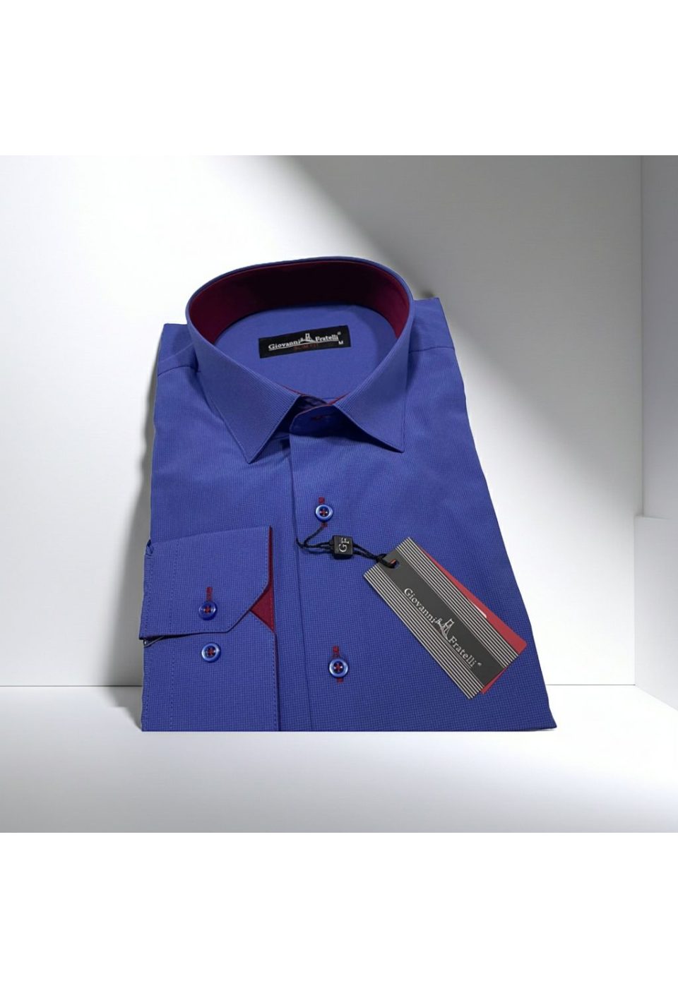 Slim Fit Uzun Kol Desenli Erkek Gömlek 3GMK310335088 - Giovanni Fratelli