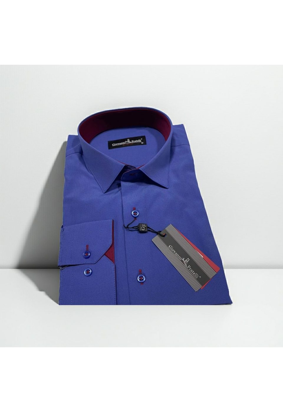 Slim Fit Uzun Kol Desenli Erkek Gömlek 3GMK310335088 - Giovanni Fratelli
