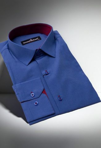 Slim Fit Uzun Kol Desenli Erkek Gömlek 3GMK310335089