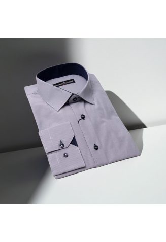 0335 CR 146 Slim Fit Uzun Kol Desenli Erkek Gömlek 3GMK310335146 - Giovanni Fratelli