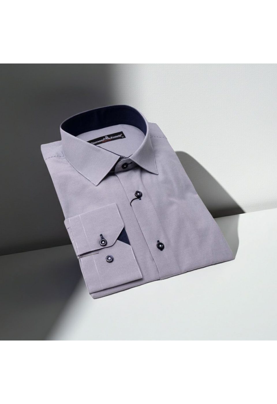 Slim Fit Uzun Kol Desenli Erkek Gömlek 3GMK310335146 - Giovanni Fratelli