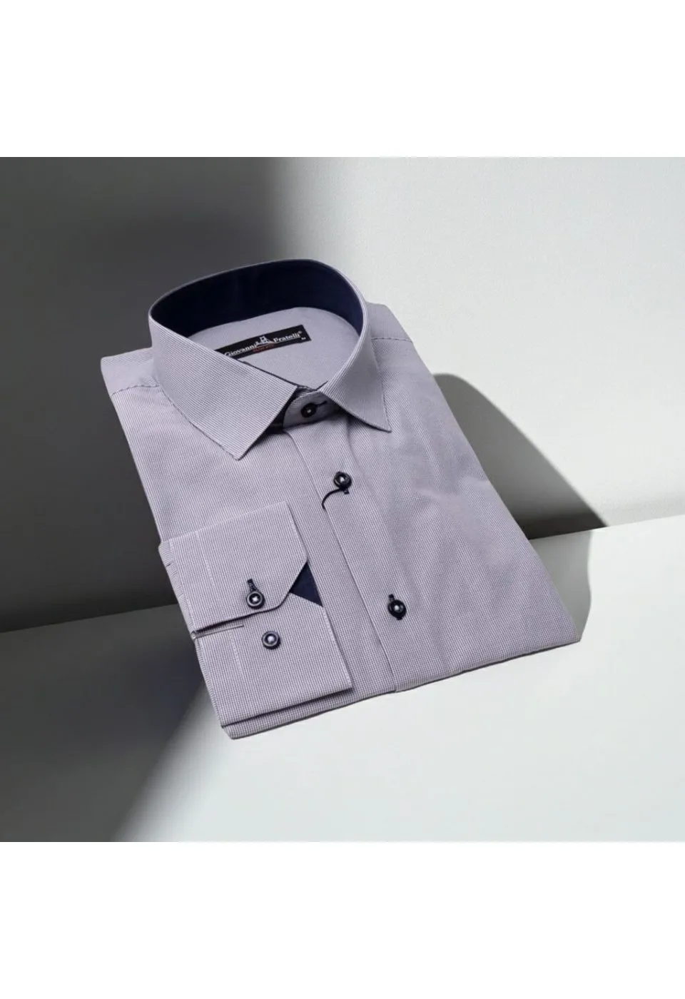 Slim Fit Uzun Kol Desenli Erkek Gömlek 3GMK310335146 - Giovanni Fratelli