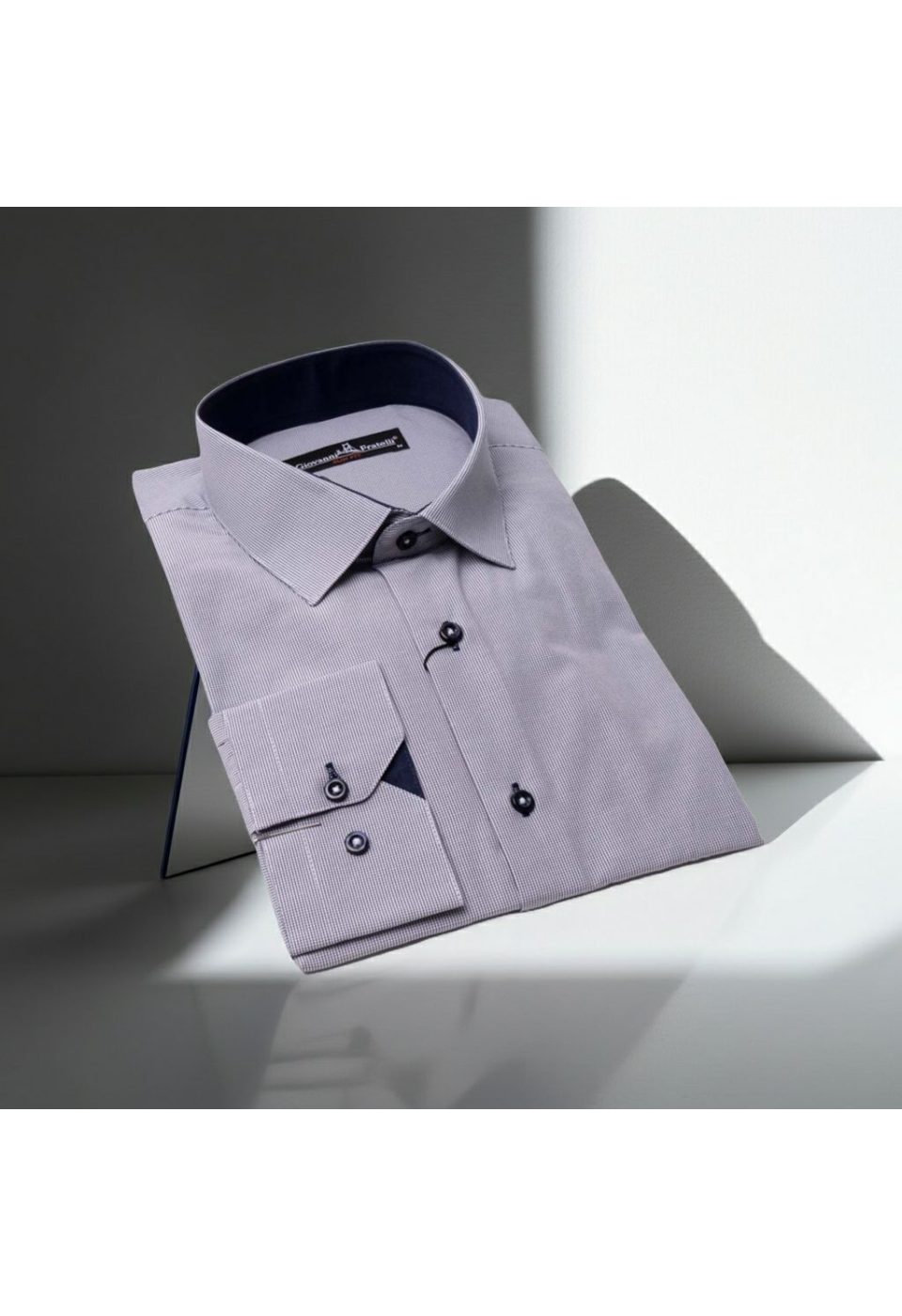 Slim Fit Uzun Kol Desenli Erkek Gömlek 3GMK310335146 - Giovanni Fratelli