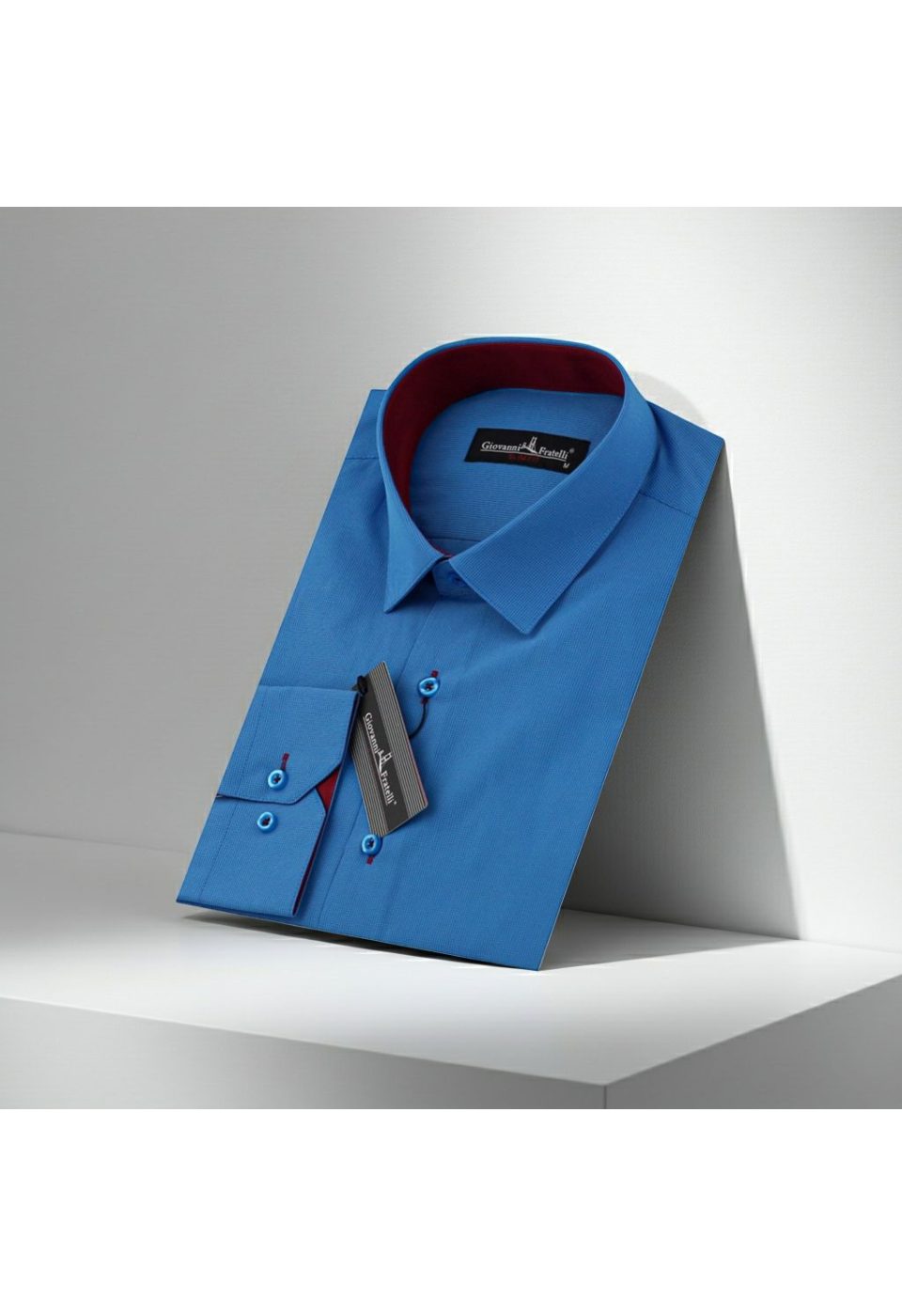 Slim Fit Uzun Kol Desenli Erkek Gömlek 3GMK310335A69 - Giovanni Fratelli