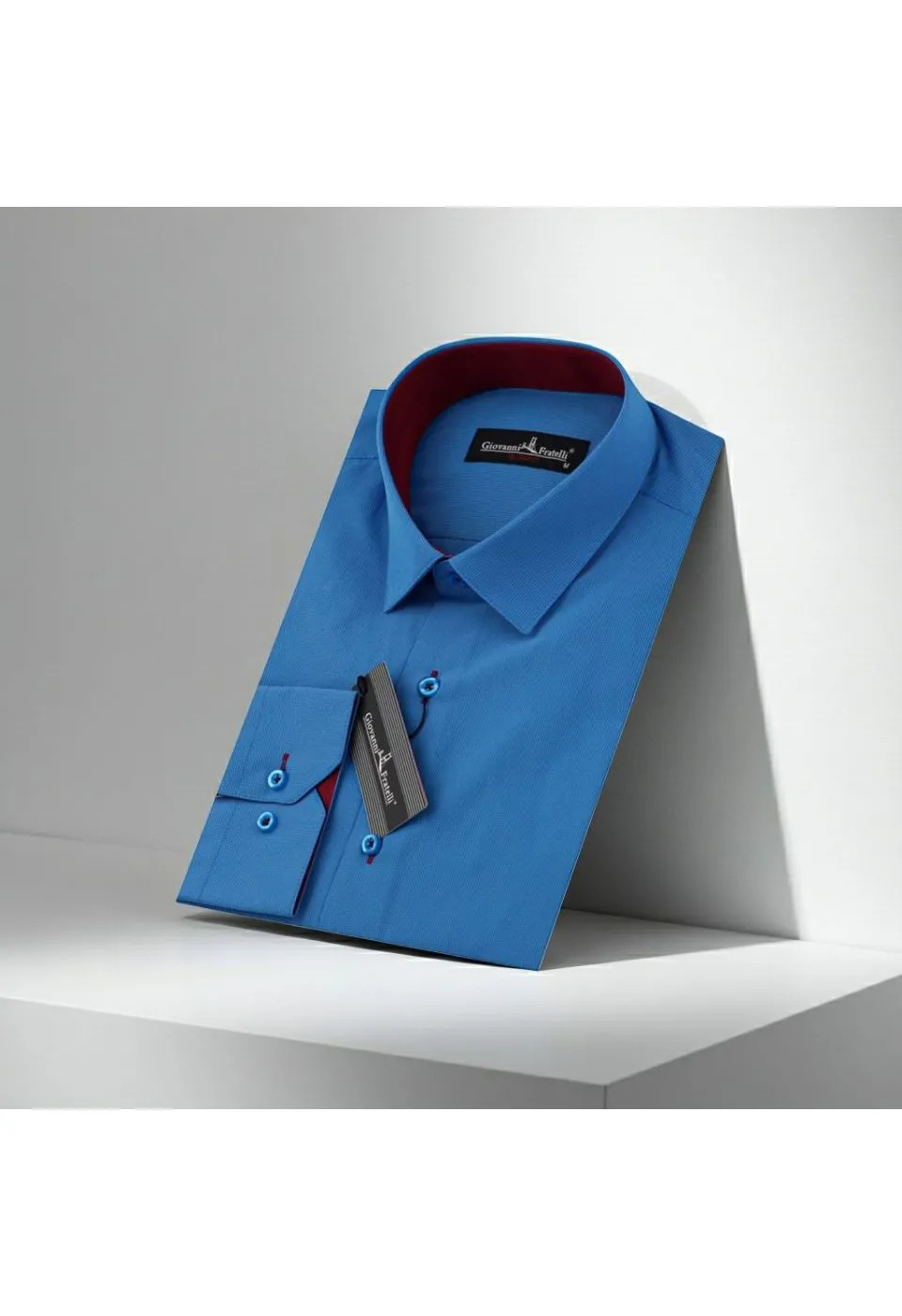Slim Fit Uzun Kol Desenli Erkek Gömlek 3GMK310335A69 - Giovanni Fratelli