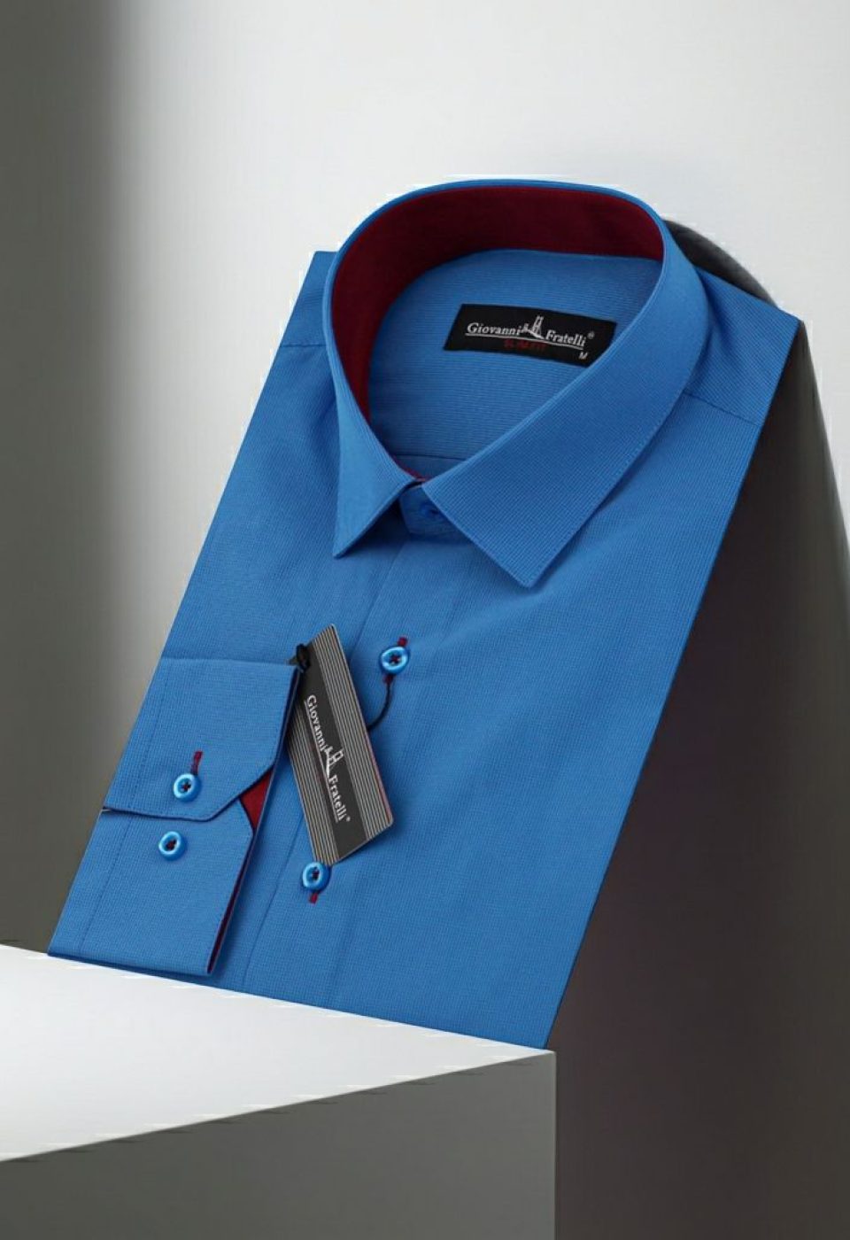 Slim Fit Uzun Kol Desenli Erkek Gömlek 3GMK310335A69 Slim Fit Uzun Kol Desenli Erkek Gömlek 3GMK310335A69