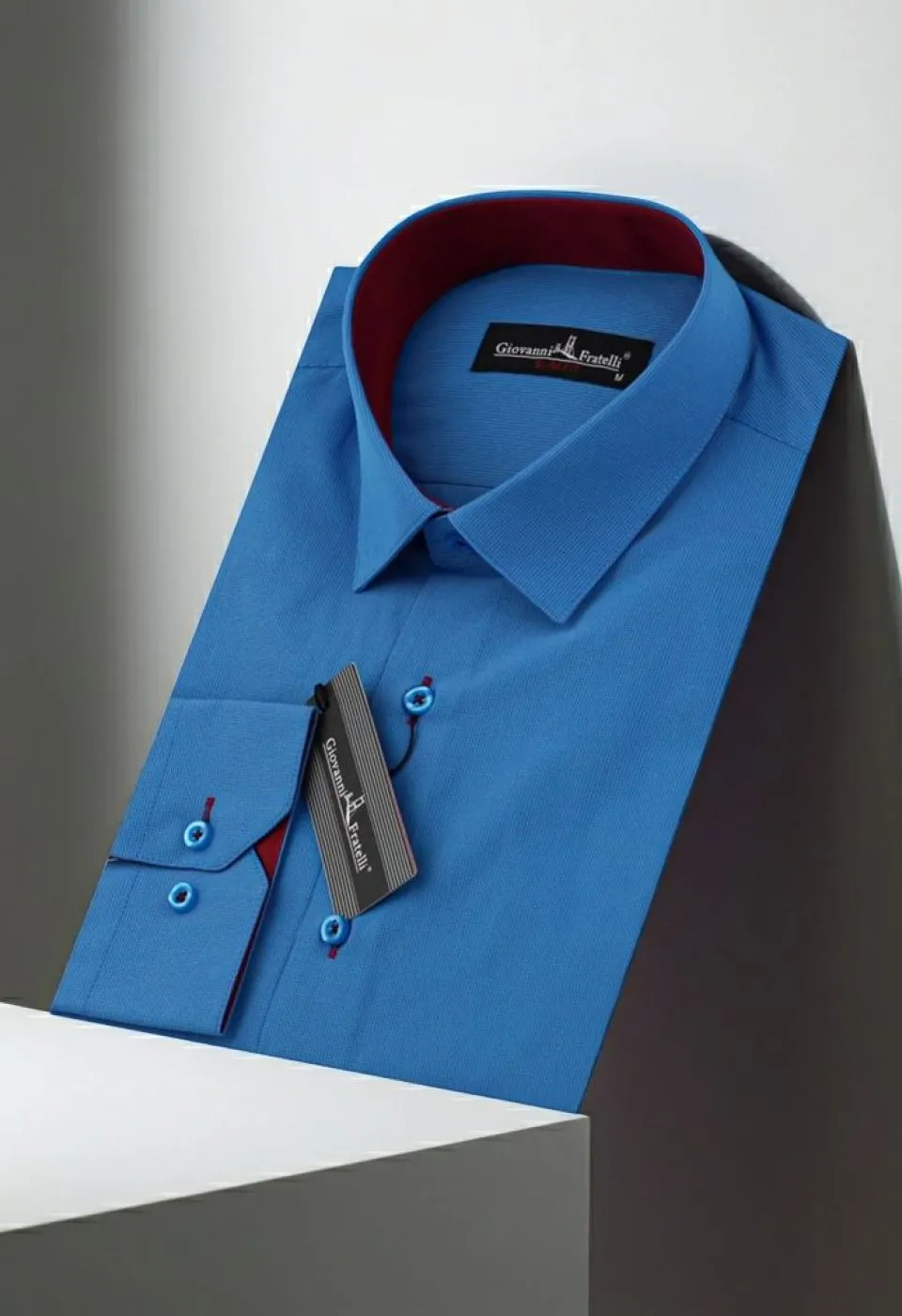 Slim Fit Uzun Kol Desenli Erkek Gömlek 3GMK310335A69 Slim Fit Uzun Kol Desenli Erkek Gömlek 3GMK310335A69