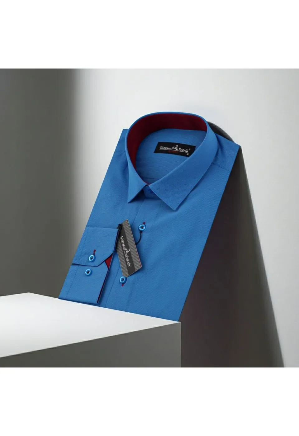Slim Fit Uzun Kol Desenli Erkek Gömlek 3GMK310335A69 - Giovanni Fratelli