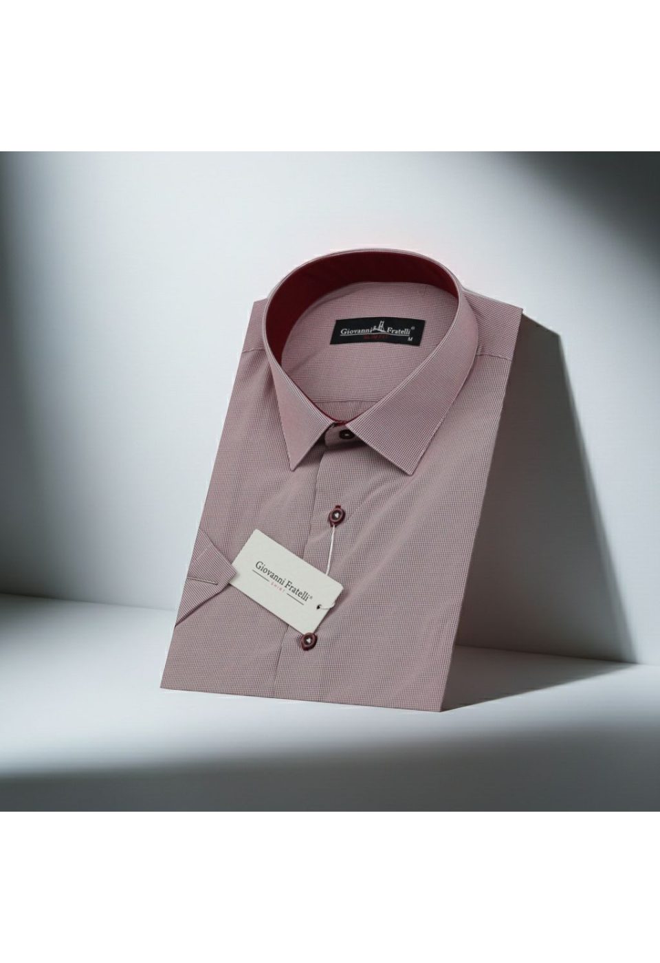 Slim Fit Kısa Kol Desenli Erkek Gömlek 3GMK330335007 - Giovanni Fratelli