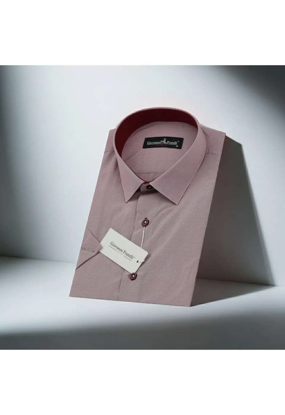 Slim Fit Kısa Kol Desenli Erkek Gömlek 3GMK330335007 - Giovanni Fratelli