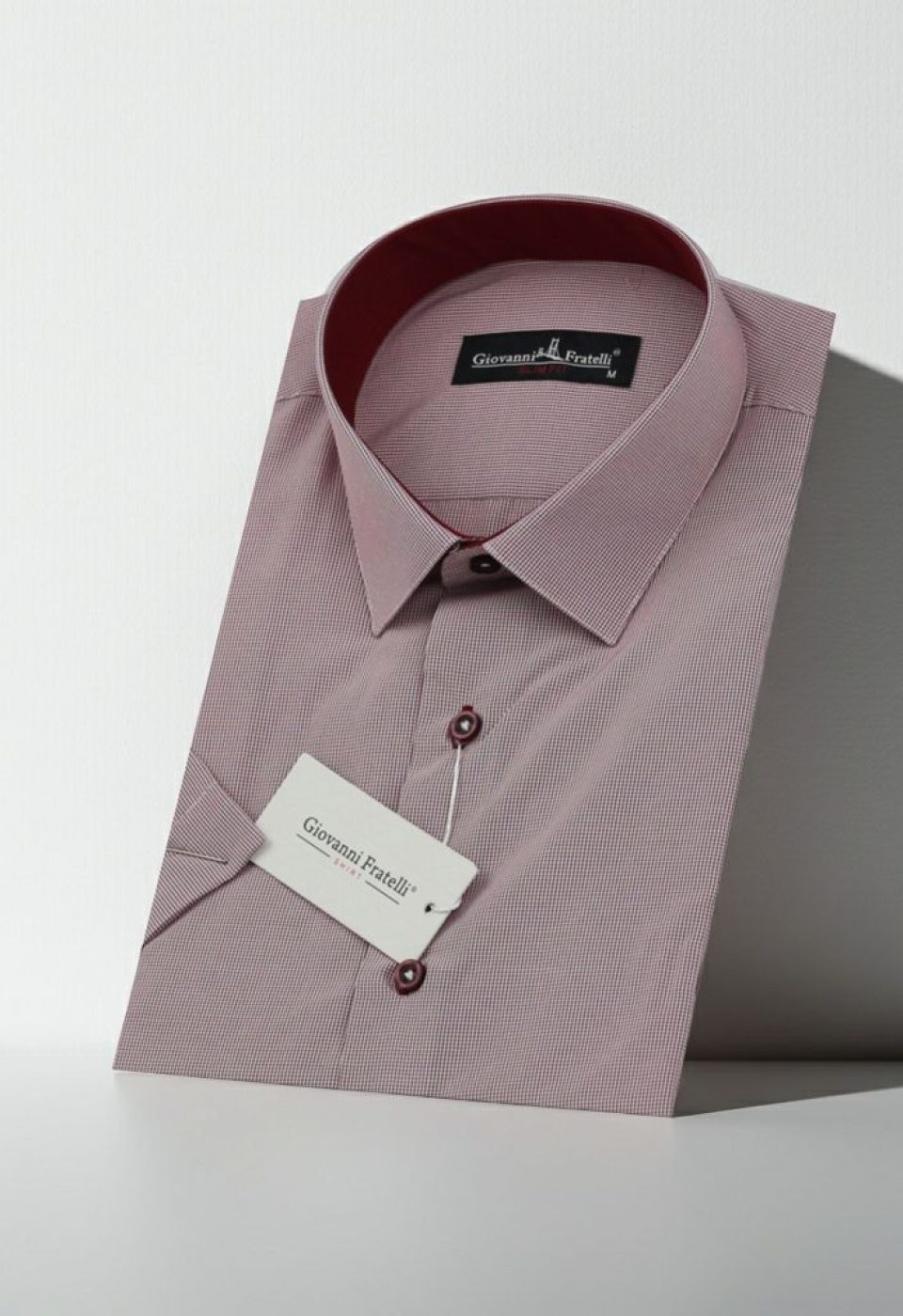 Slim Fit Kısa Kol Desenli Erkek Gömlek 3GMK330335007 Slim Fit Kısa Kol Desenli Erkek Gömlek 3GMK330335007