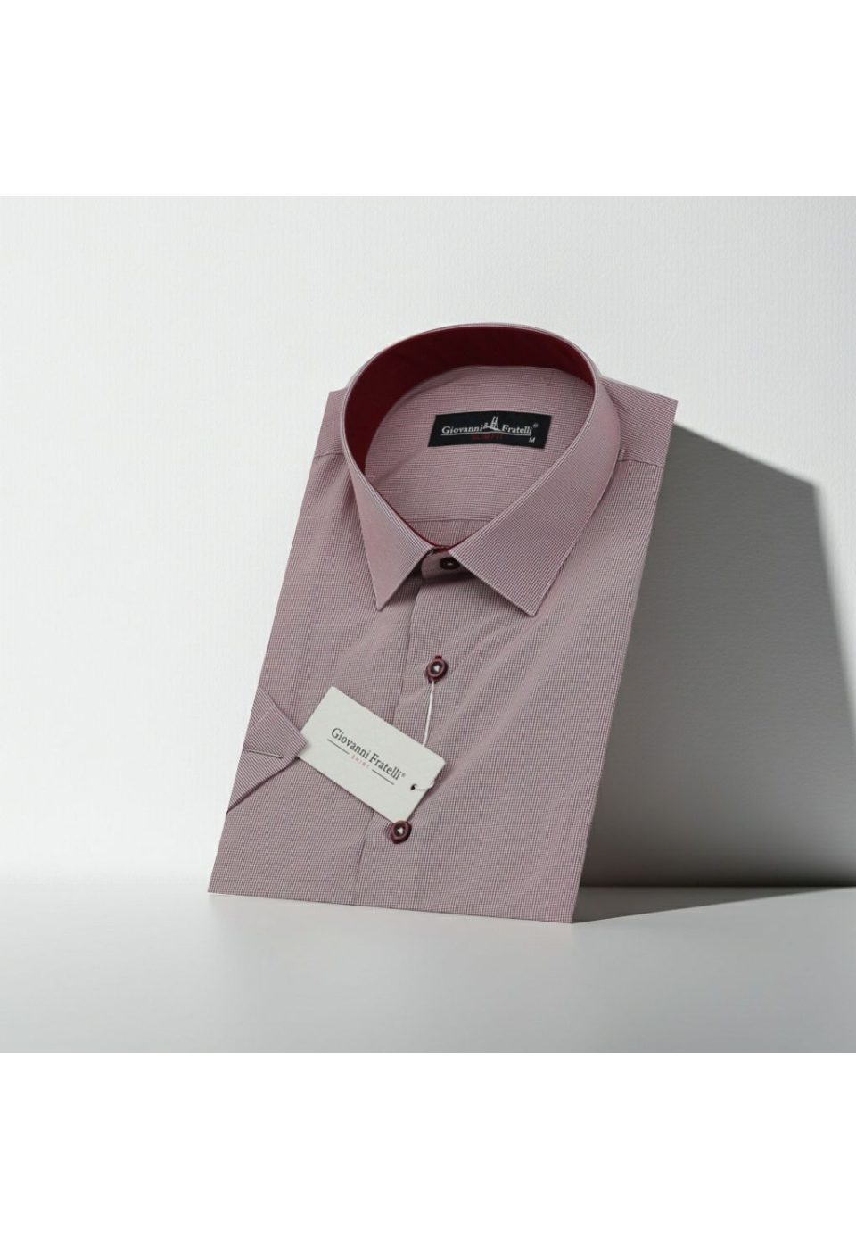 Slim Fit Kısa Kol Desenli Erkek Gömlek 3GMK330335007 - Giovanni Fratelli