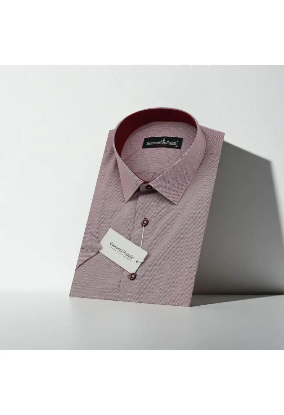 Slim Fit Kısa Kol Desenli Erkek Gömlek 3GMK330335007 - Giovanni Fratelli