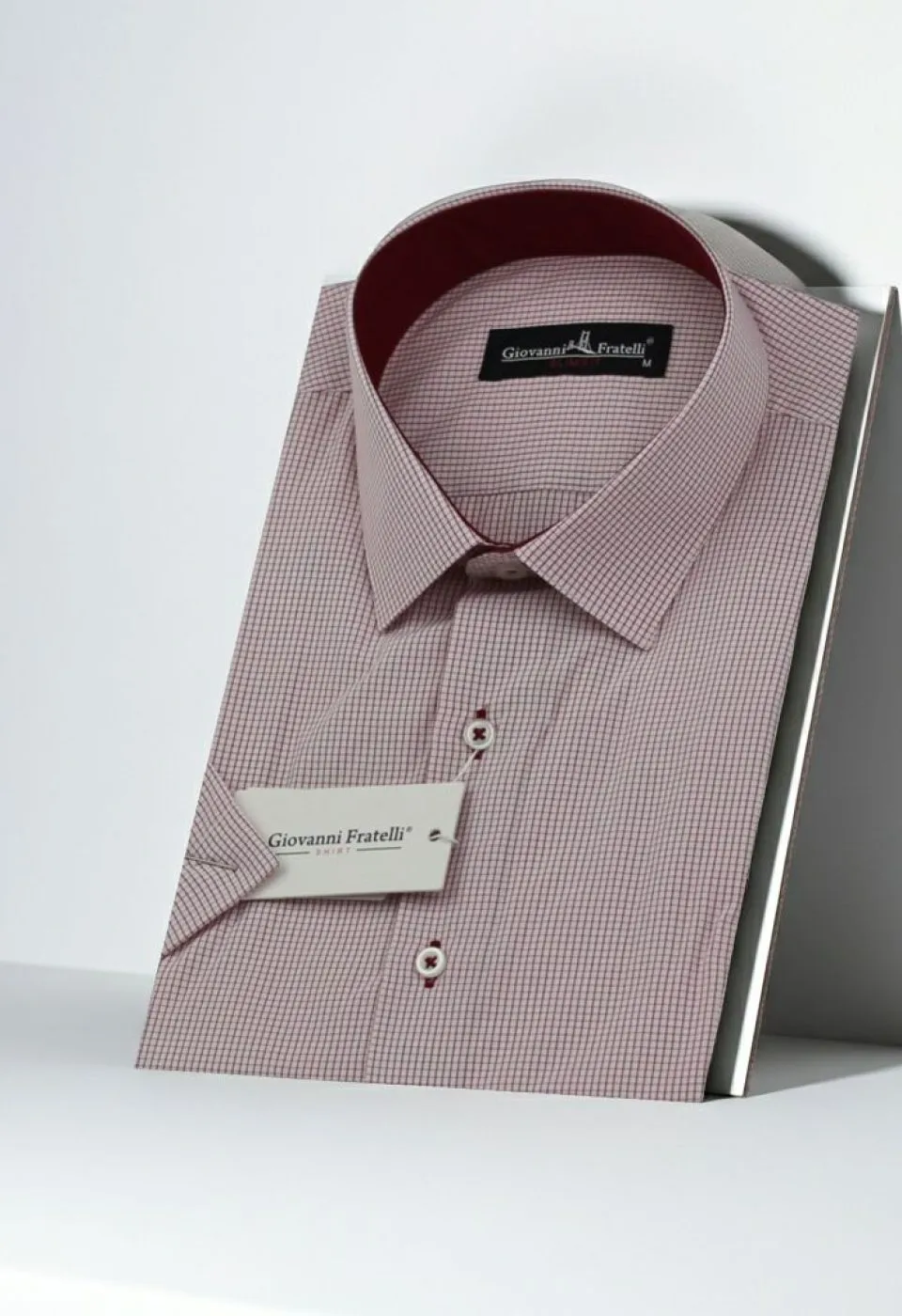 Slim Fit Kısa Kol Desenli Erkek Gömlek 3GMK330335012