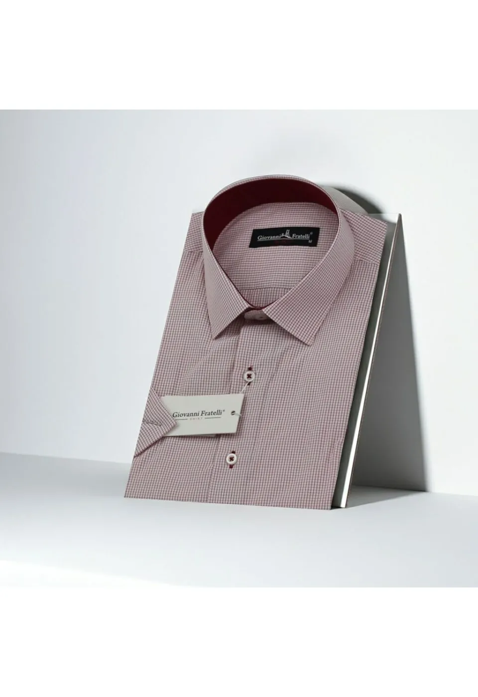 Slim Fit Kısa Kol Desenli Erkek Gömlek 3GMK330335012 - Giovanni Fratelli