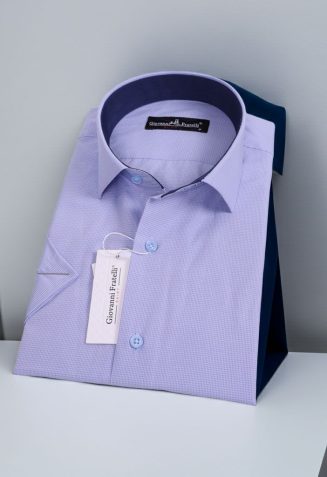 Slim Fit Kısa Kol Desenli Erkek Gömlek 3GMK330335013 Slim Fit Kısa Kol Desenli Erkek Gömlek 3GMK330335013