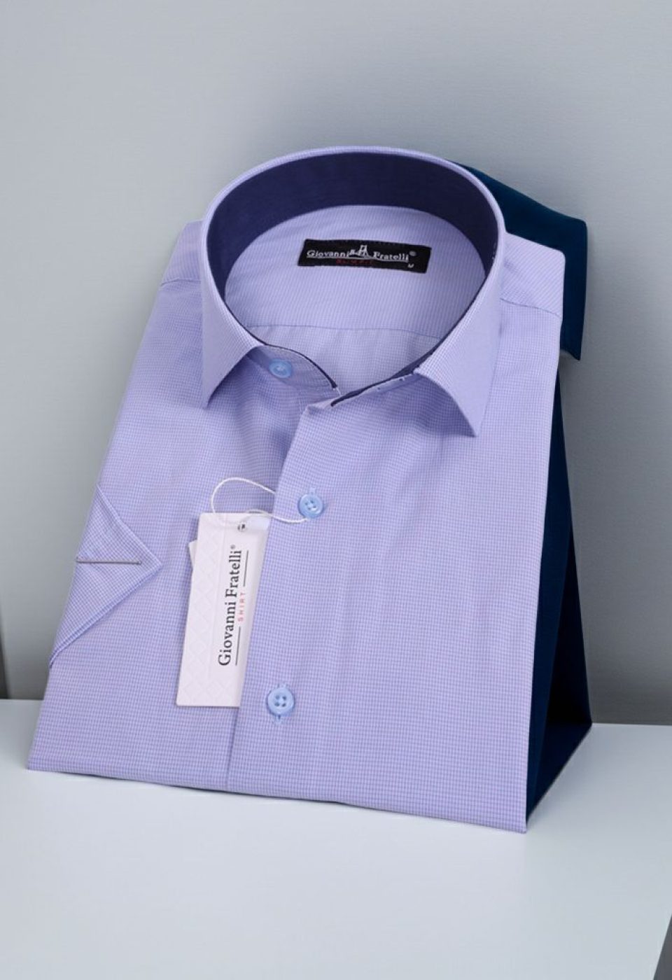 Slim Fit Kısa Kol Desenli Erkek Gömlek 3GMK330335013 Slim Fit Kısa Kol Desenli Erkek Gömlek 3GMK330335013