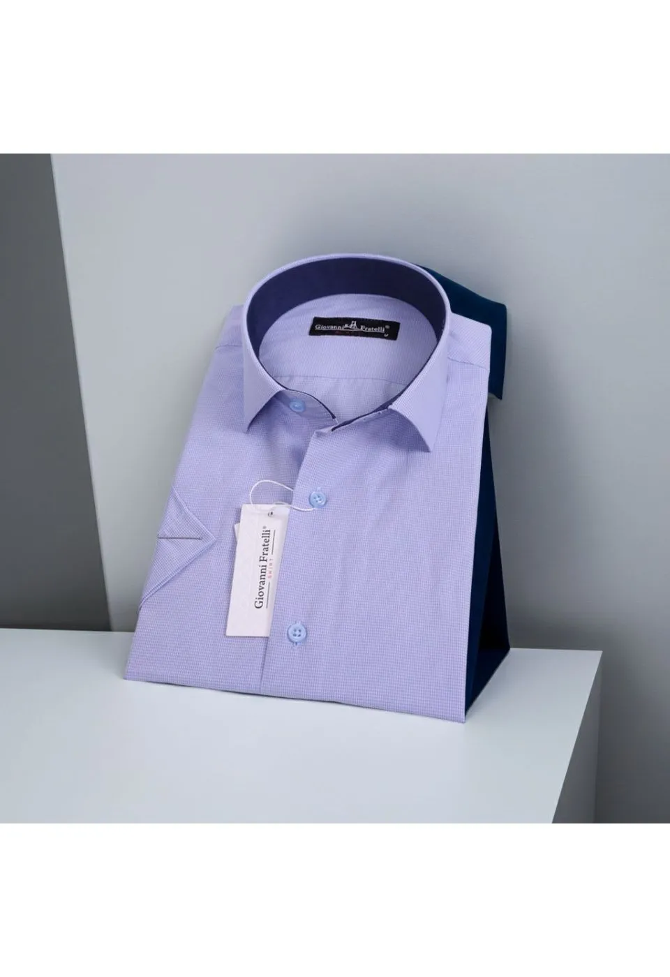 Slim Fit Kısa Kol Desenli Erkek Gömlek 3GMK330335013 - Giovanni Fratelli
