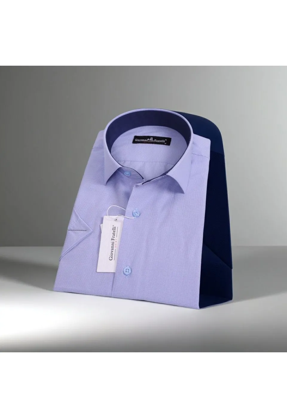 Slim Fit Kısa Kol Desenli Erkek Gömlek 3GMK330335013 - Giovanni Fratelli