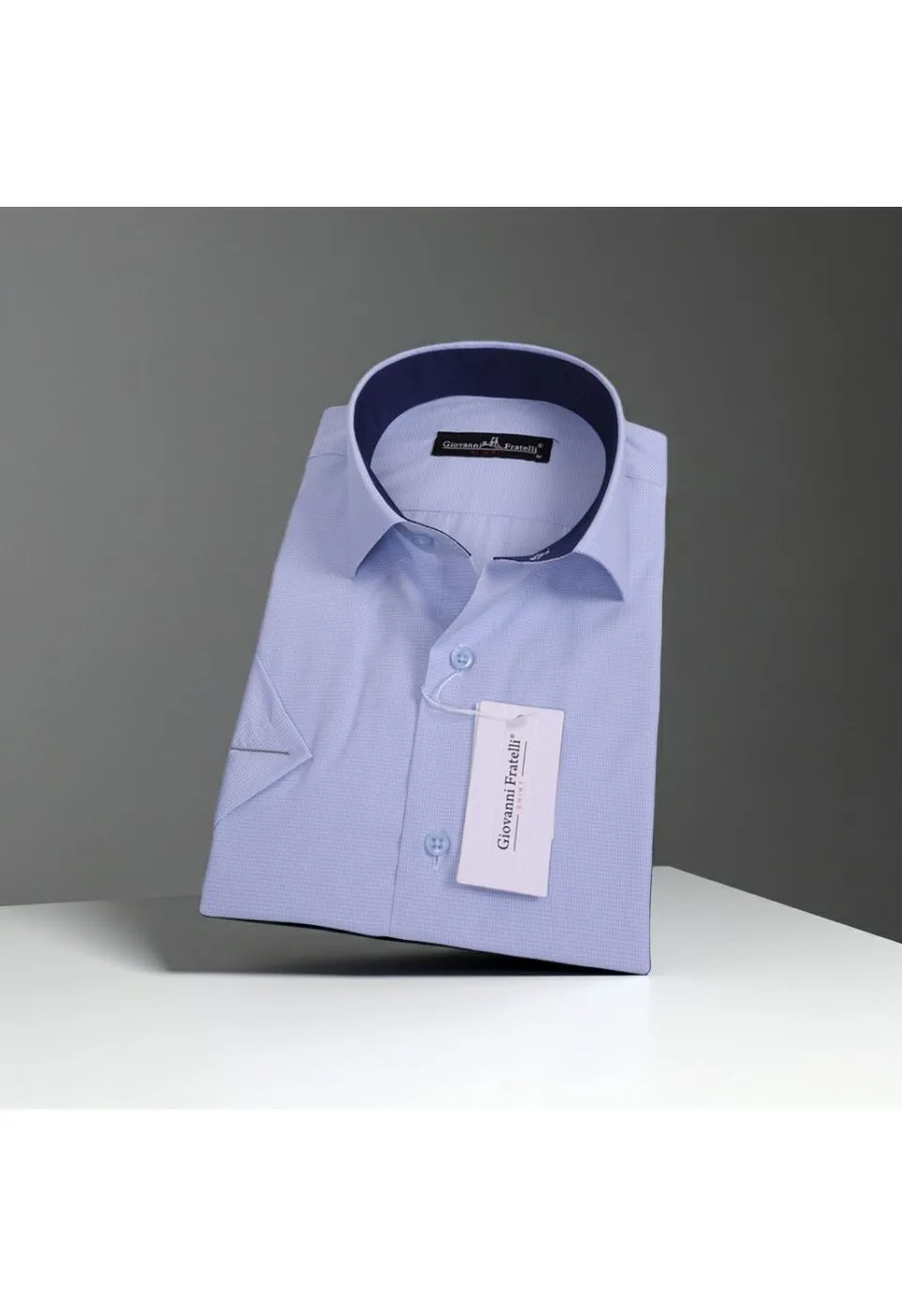 Slim Fit Kısa Kol Desenli Erkek Gömlek 3GMK330335014 - Giovanni Fratelli