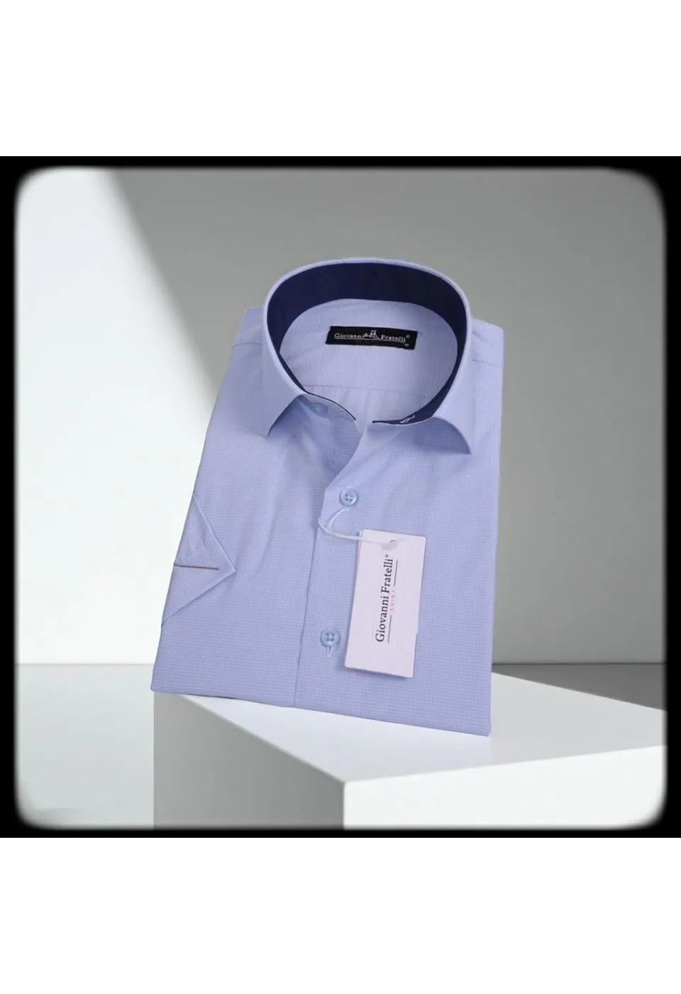 Slim Fit Kısa Kol Desenli Erkek Gömlek 3GMK330335014 - Giovanni Fratelli