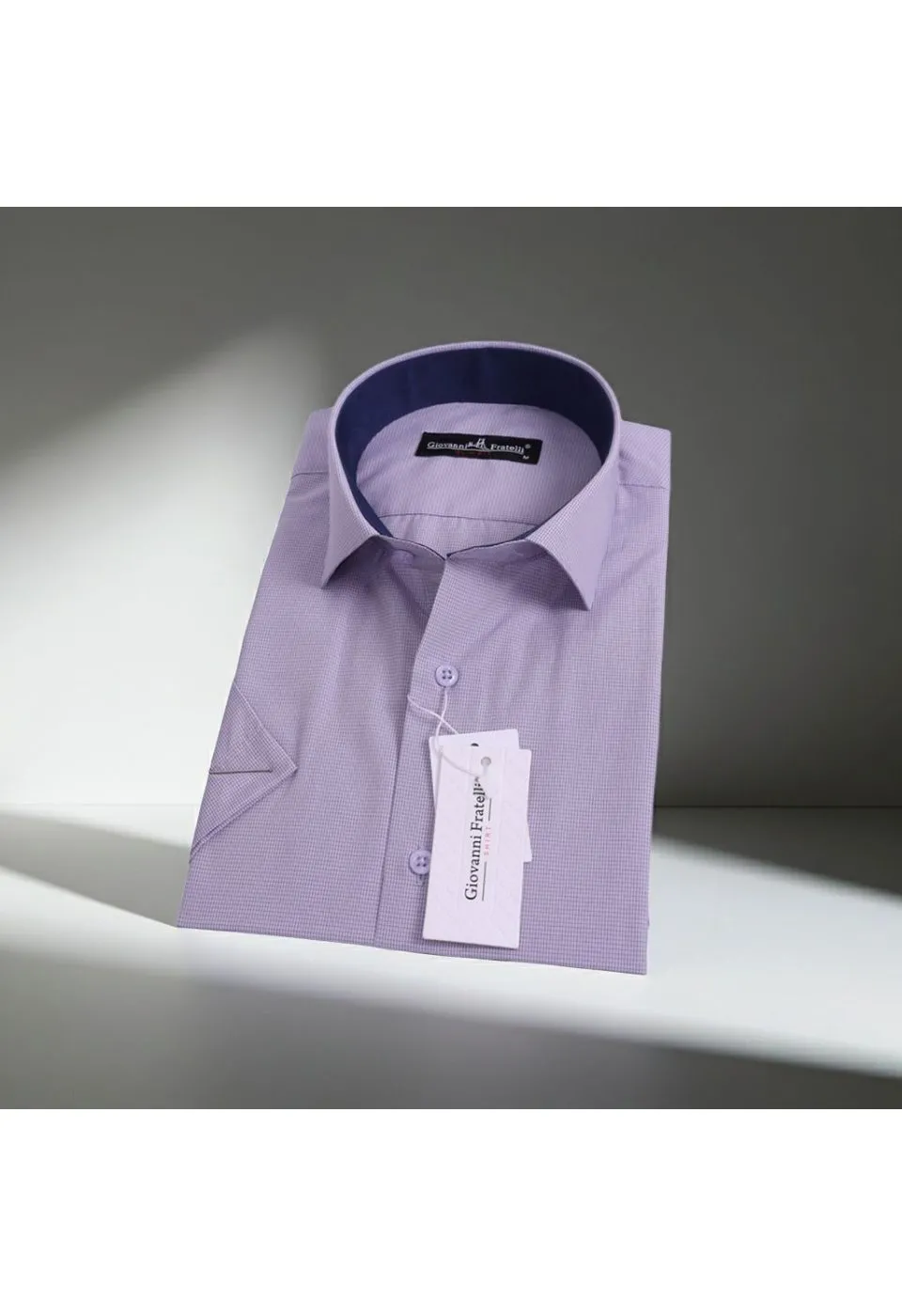 Slim Fit Kısa Kol Desenli Erkek Gömlek 3GMK330335015 - Giovanni Fratelli