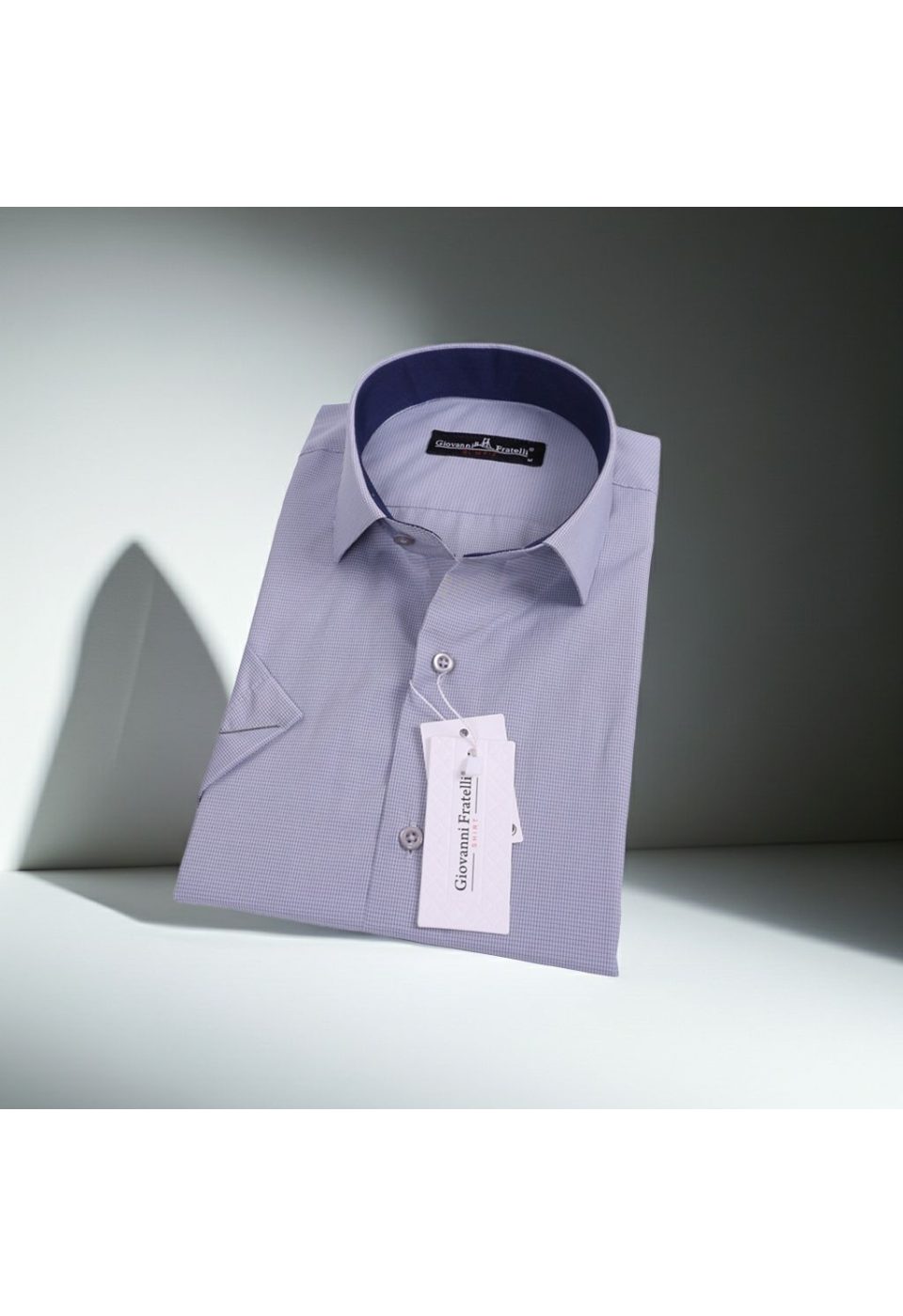 Slim Fit Kısa Kol Desenli Erkek Gömlek 3GMK330335017 - Giovanni Fratelli