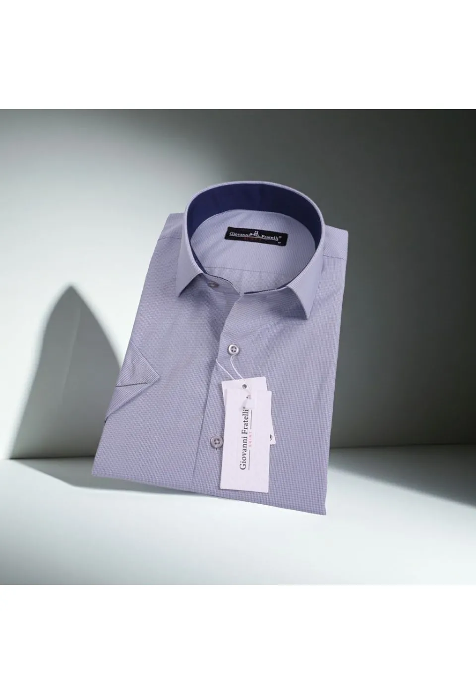 Slim Fit Kısa Kol Desenli Erkek Gömlek 3GMK330335017 - Giovanni Fratelli