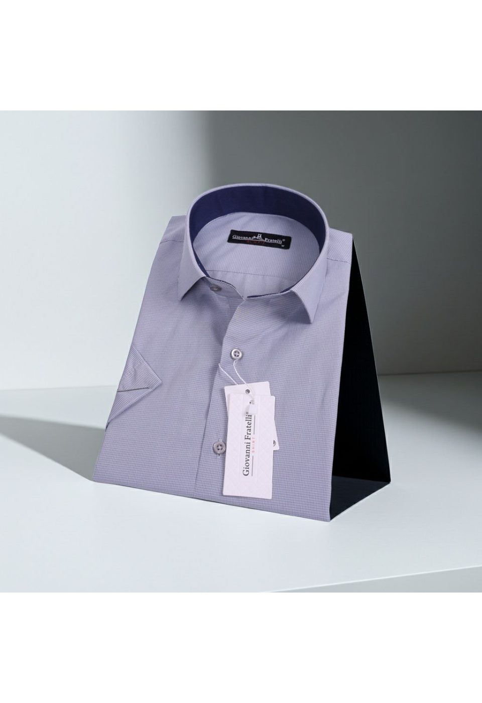 Slim Fit Kısa Kol Desenli Erkek Gömlek 3GMK330335017 - Giovanni Fratelli