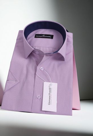 Slim Fit Kısa Kol Desenli Erkek Gömlek 3GMK330335019 Slim Fit Kısa Kol Desenli Erkek Gömlek 3GMK330335019