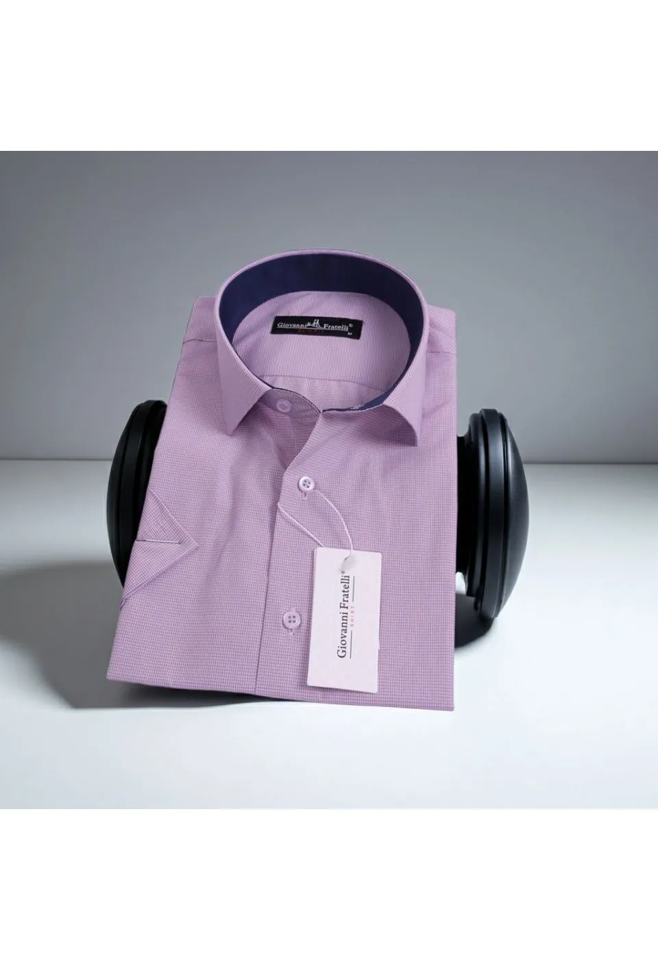 Slim Fit Kısa Kol Desenli Erkek Gömlek 3GMK330335019 - Giovanni Fratelli