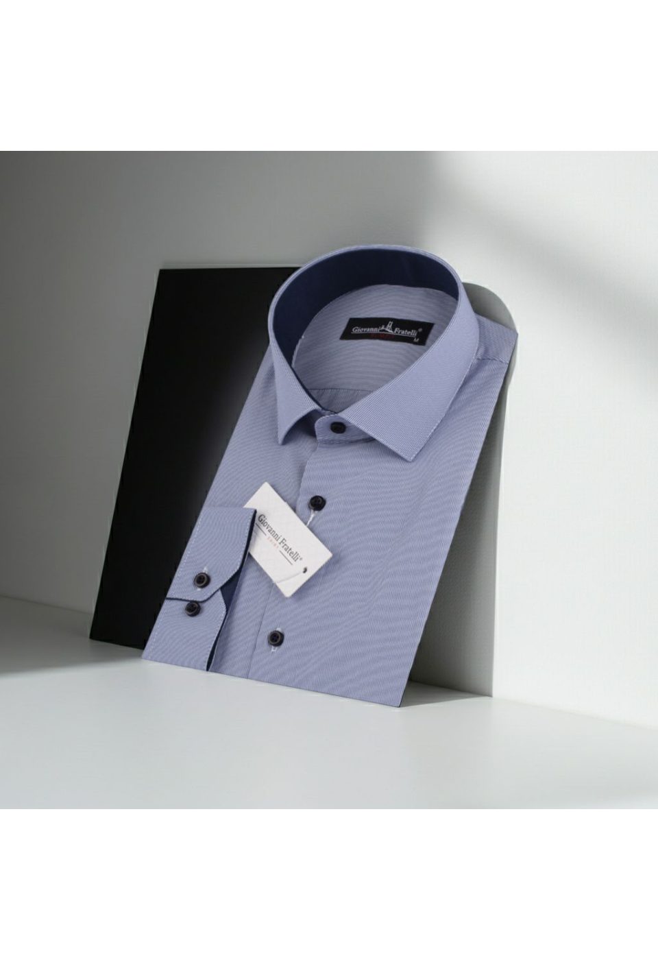 Slim Fit Uzun Kol Desenli Erkek Gömlek 3GMK310336002 - Giovanni Fratelli