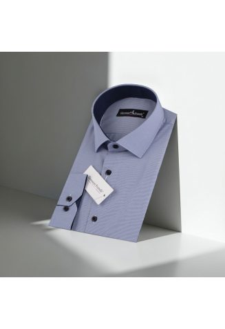 Slim Fit Uzun Kol Desenli Erkek Gömlek 3GMK310336002 - Giovanni Fratelli