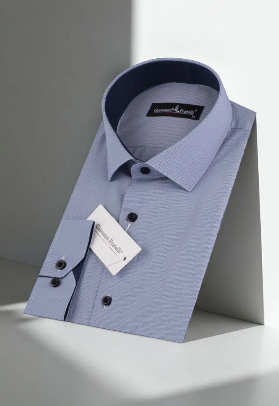 Slim Fit Uzun Kol Desenli Erkek Gömlek 3GMK310336002 Slim Fit Uzun Kol Desenli Erkek Gömlek 3GMK310336002